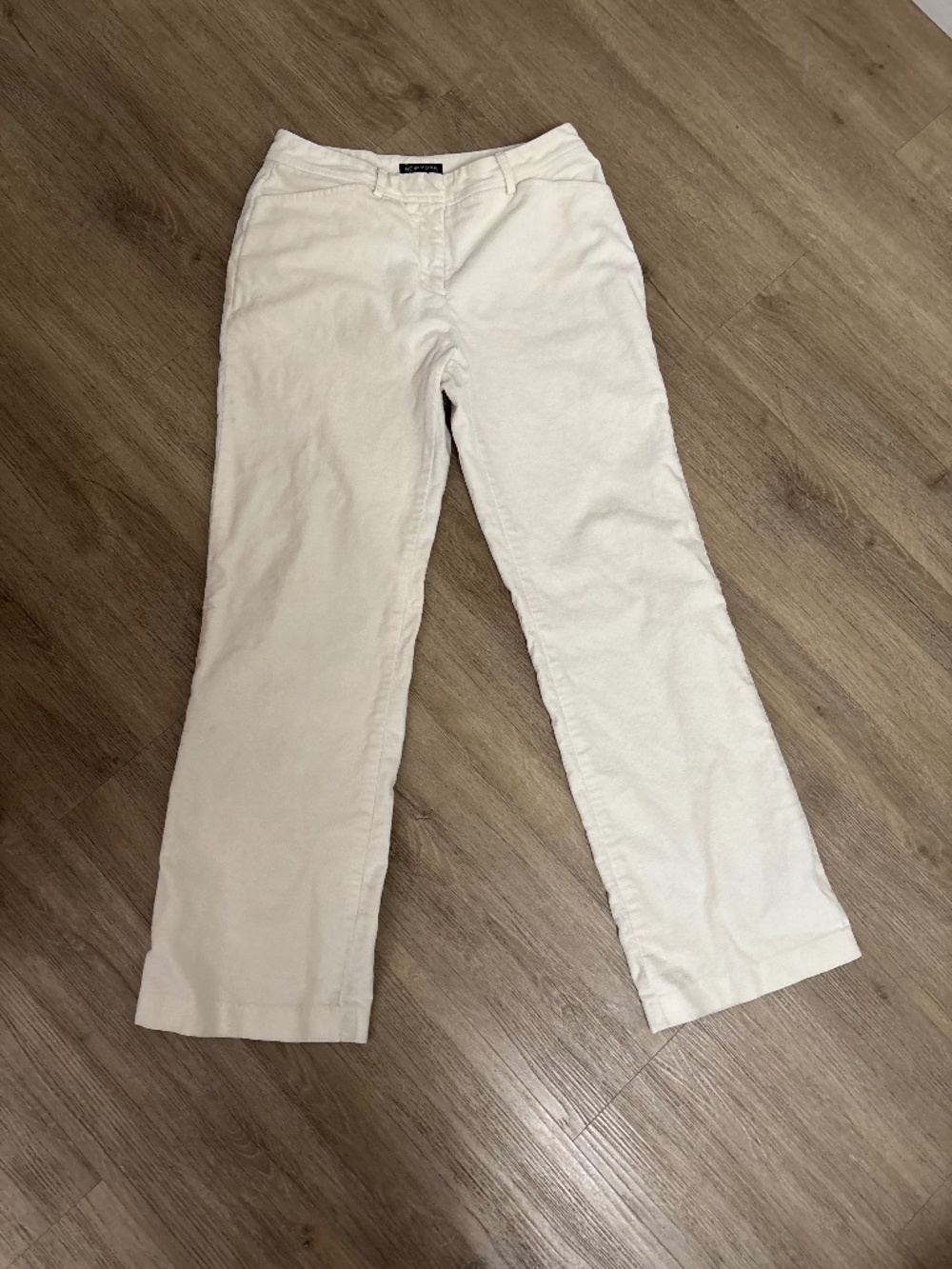 New York & Company classic white trousers